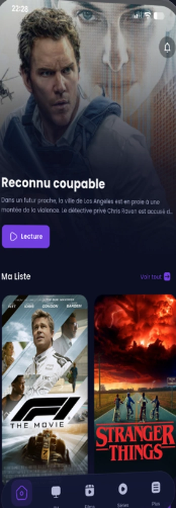 iAm Player sur mobile